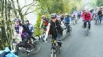 Cycling the eastern side of the Li River near Guilin