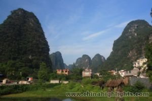 Puyi Village was surrounding By Green Hills