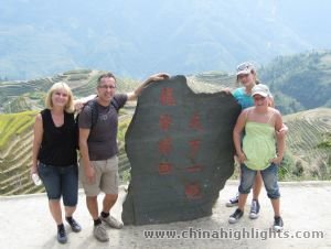 Minority village and Longsheng Terraced Field